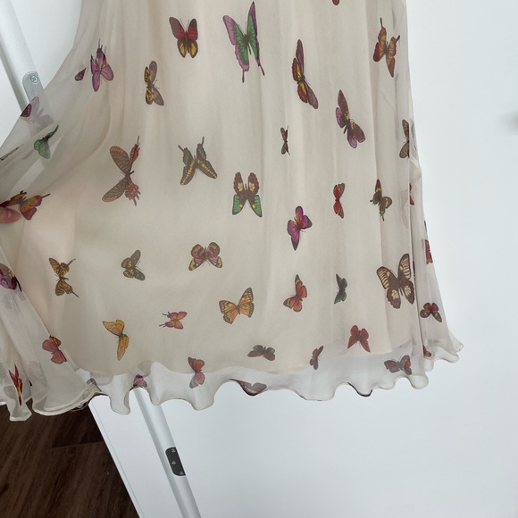 Vintage Silk Bloomingdale’s Butterfly Dress - Picture 10 of 11